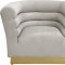 Bellini Sofa 669 in Cream Velvet Fabric by Meridian w/Options