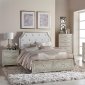 Libretto Bedroom Set 1755 in a Satin Light Gray by Homelegance