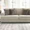 Soletren Sofa & Loveseat Set 91504 in Stone Fabric by Ashley