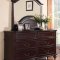 202561 Emily Bedroom by Coaster in Deep Brown Cherry w/Options