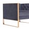 Farah Sofa TOV-4902 in Navy Fabric by TOV Furniture