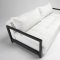 Classic Black Fabric Modern Convertible Sofa Bed w/Hardwood Arms