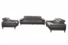 Mercer Sofa in Slate Gray Leather by Beverly Hills w/Options