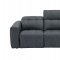 Prescott Power Motion Sofa in Dark Gray Leather by J&M w/Options