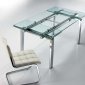 Cloud Extendable Dining Table by Casabianca w/Steel Legs