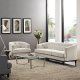 Coast Sofa in Beige Fabric by Modway w/Options