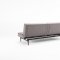 Splitback Sofa Bed in Gray w/Wooden Legs by Innovation w/Options