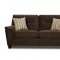 Chocolate Casual Fabric Modern Sofa & Loveseat Set w/Options