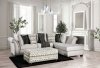 Pasquale Sectional Sofa SM5150 -Gray Linen-Like Fabric w/Options