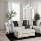 Pasquale Sectional Sofa SM5150 -Gray Linen-Like Fabric w/Options