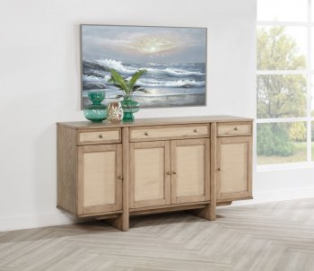 Kailani Sideboard Buffet Cabinet 109385 in Beige Oak by Coaster [CRBU-109385 Kailani]