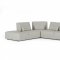 Enjoy Sectional Sofa in Gray White Full Leather by VIG