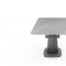 Cloud Dining Table by ESF w/Optional 1218 Gray Swivel Chairs