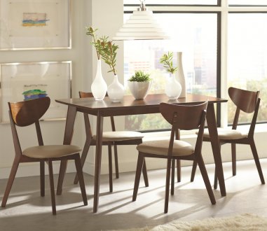 103061 Kersey 5Pc Dining Set in Chestnut Coaster w/Options