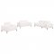 Jessel Sofa & Loveseat Set 508801 Ivory Chenille by Coaster