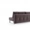 Supremax Vintage Sofa Bed in Gray w/Chrome Legs by Innovation