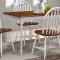 D425 Dining Set 5Pc in Cherry & White w/Options