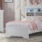 Pompei Kids Bedroom Set 4Pc Metallic White by Global w/Options