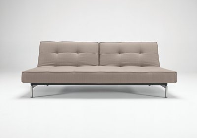 Grey or Dark Grey Fabric Modern Sofa Bed Convertible