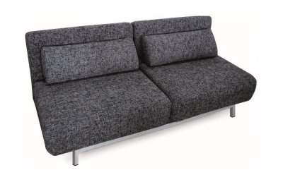 416006 Sofa Bed 05 in Grey Fabric by New Spec