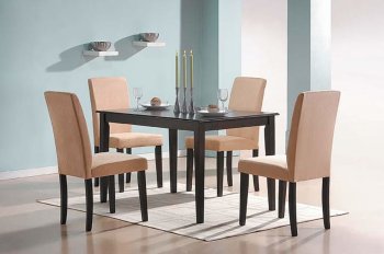 Dark Chocolate Contemporary Dinette Table w/Optional Chairs [AMDS-128-6850 & 6852]