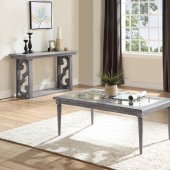 Artesia 3Pc Coffee & End Tables Set 86090 in Natural by Acme