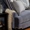 Vincenzo SM2204 Sofa in Slate Blue Fabric w/Options