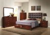 Ilana Bedroom 24590 5Pc Set in Brown Cherry by Acme w/Options