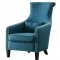 Arles Accent Chair1270F3S in Blue Fabric by Homelegance