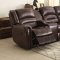 Palmyra Motion Sectional Sofa 8411-CR by Homelegance w/Console