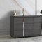 Giulia Bedroom in Matte Gray Oak by J&M w/Optional Casegoods