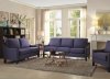 Zapata Sofa 53550 in Blue Linen by Acme w/Options