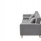 116 Sofa Bed Convertible in Grey Fabric by ESF