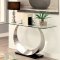 Orla II Coffee & 2 End Tables Set CM4726 in Silver & Black