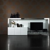 939 Modern Wall Unit by ESF in White