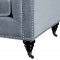 Hanny Sofa TOV-S48 in Grey Velvet Fabric by TOV Furniture