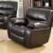 7730 Reclining Sofa in Black Leatherette w/Options