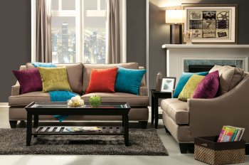 SM3062 Tropika Sofa in Gray Fabric w/Options [FAS-SM3062 Tropika]