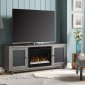 Jesse Electric Fireplace Media Console by Dimplex w/Crystals