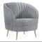 Sophia Sofa 506864 in Gray Velvet by Coaster w/Options