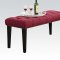 20890 Faye Upholstered Bed in Red Fabric by Acme