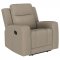 Brentwood Motion Sofa & Loveseat 610281 Taupe Fabric by Coaster