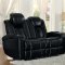 Madoc Power Motion Sofa 8444BLK in Black by Homelegance