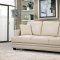 Ferrara Sofa 655 in Cream Bonded Leather w/Optional Items