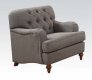 Alianza Chair 53692 in Dark Gray Fabric by Acme