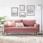 Valour Sofa in Dusty Rose Velvet Fabric by Modway w/Options