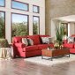 Rena Sofa SM1277 in Red Premium Fabric w/Options