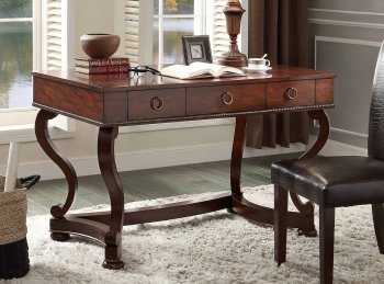 Maule 3501 Writing Desk in Cherry by Homelegance [HEOD-3501-15 Maule]