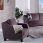 Denver Cozy Brown Sofa in Fabric by Sunset w/Options