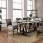 Tabor Counter Ht. Dining Table CM3385PT in Distressed Warm Gray